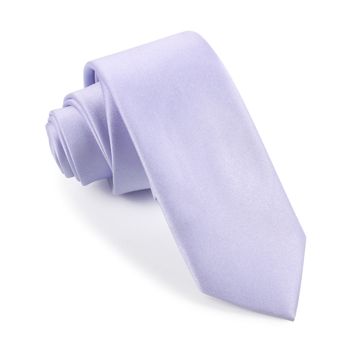 Lavender Purple Satin Skinny Tie | Lilac Slim Thin Ties Mens Neckties ...
