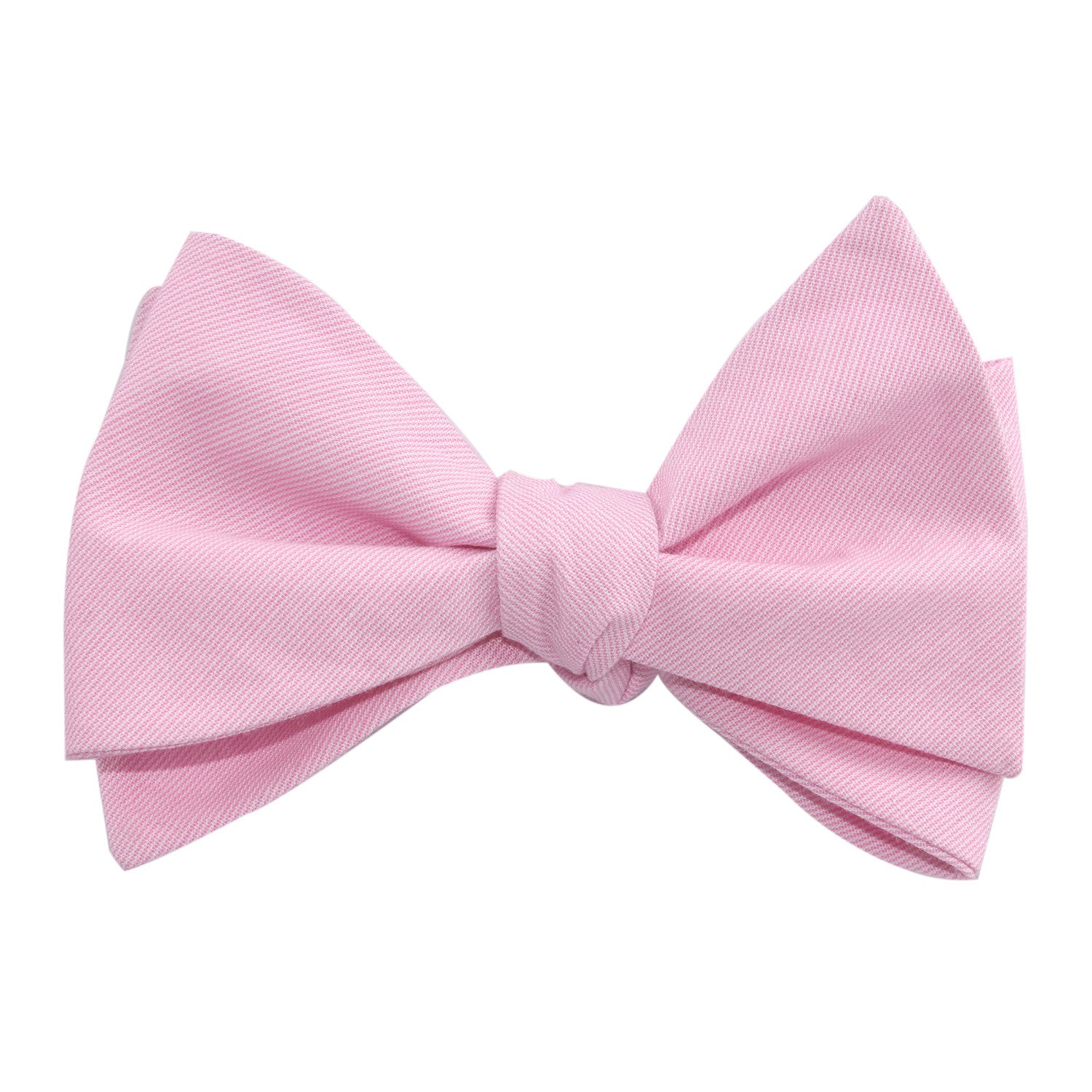 Light Pink Cotton Pinstripes Self Tie Bow Tie | Wedding Untied Bowties ...