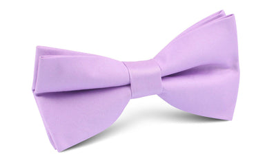 Satin Dark Plum Purple Bow Tie