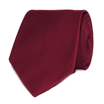 Maroon Cotton Skinny Tie | Red Power Slim Ties | Mens Business Necktie ...
