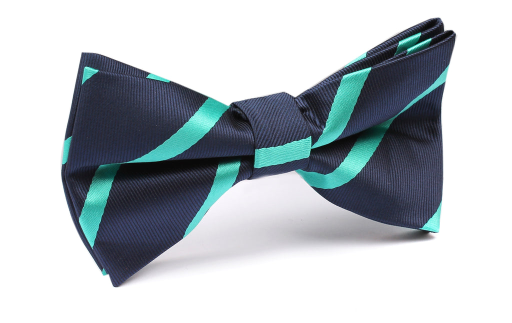 teal bow tie