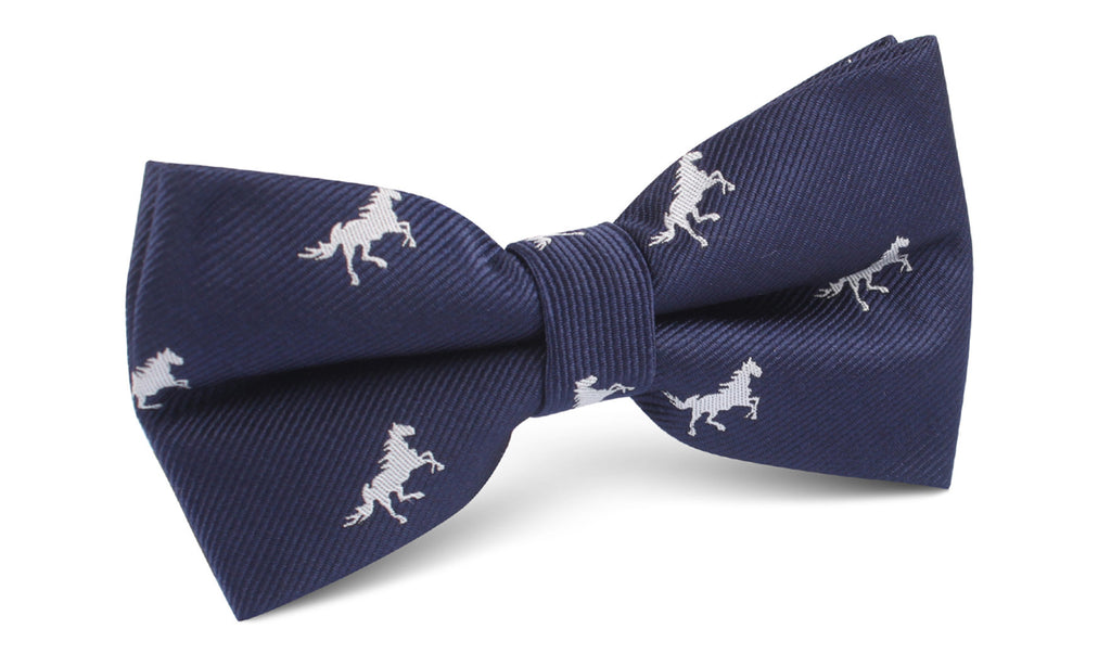 Navy Blue Race Horse Bow Tie | Men Bowtie Bowties Mens Ties Australia ...