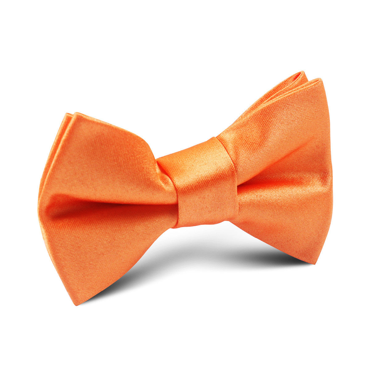 Orange Tangerine Satin Kids Bow Tie | Kid Children Boys Baby Bowties | OTAA
