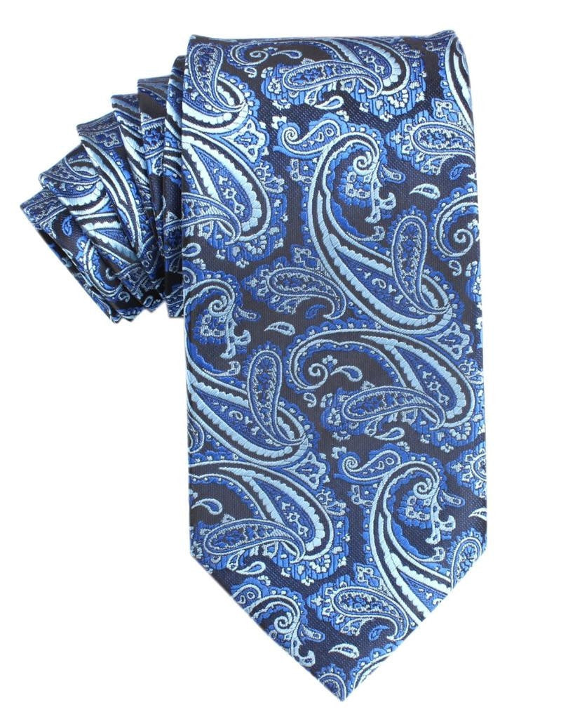 Paisley Black Tie | Blue Pattern Ties | Shop Unique Neckties for Men | OTAA