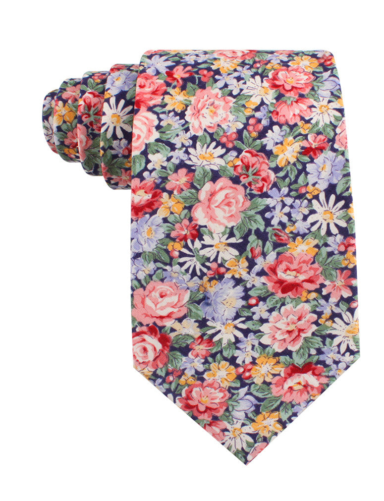 Pink Chrysanthemum Floral Tie | Tropical Flower Ties | Men's Neckties ...