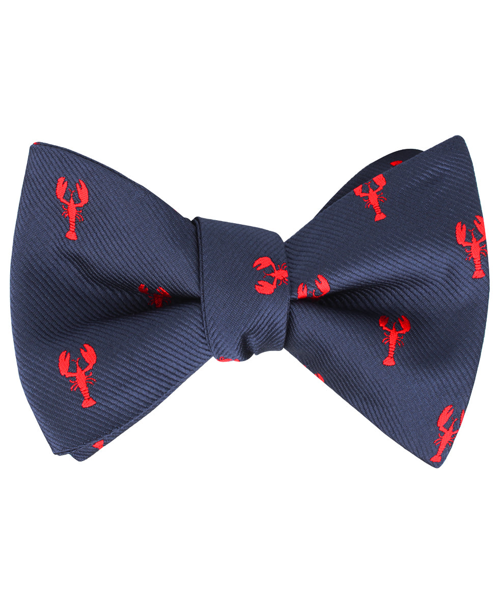 Red Lobster Self Bow Tie | Animal Self-Tied Bowtie | Nautical Bow Ties ...
