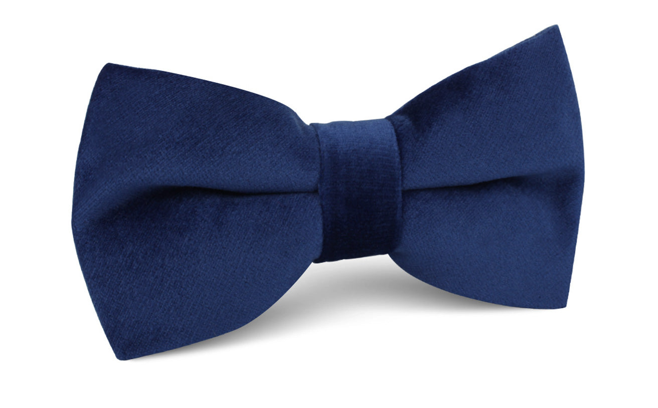 Royal Blue Velvet Bow Tie | Wedding Bowtie | Navy Pre-Tied Bow Ties AU ...