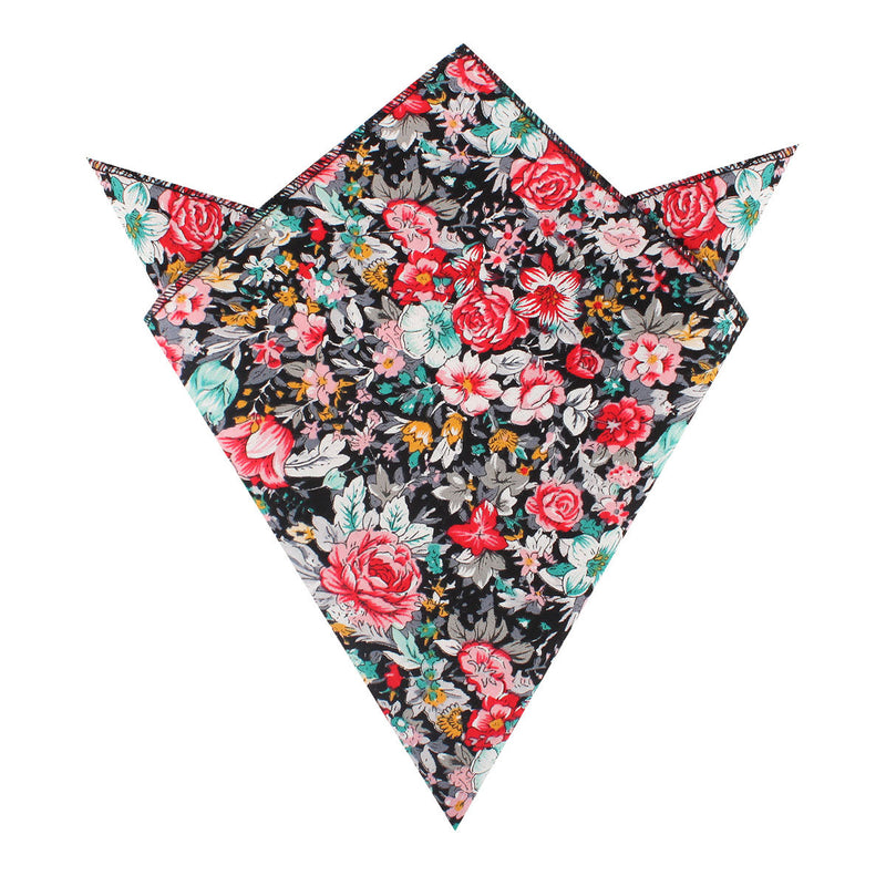 Sardinia Bloom Floral Pocket Square | Mens Squares Handkerchiefs | OTAA