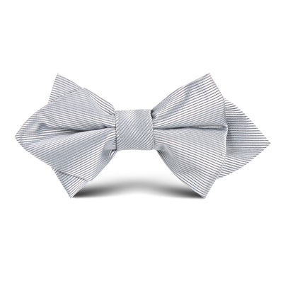 Silver Bow Tie | Light Grey Bow Ties | Men's Luxury Pre-Tied 