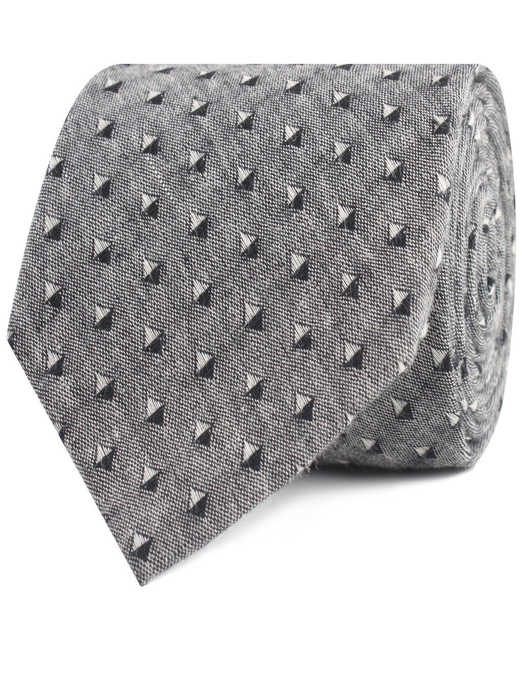 Inception Black Linen Tie | Men's Designer Ties | Cool Neckties | OTAA