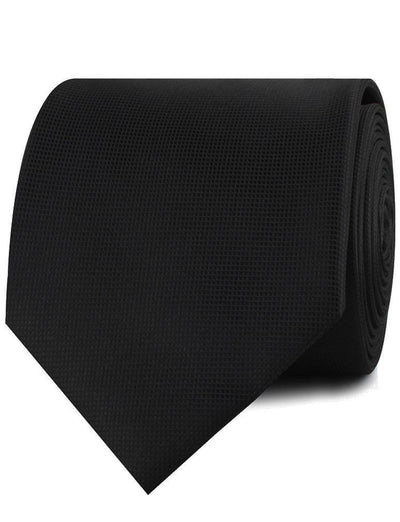 Vienna Black Diamond Skinny Tie Tuxedo Slim Ties Mens Thin Necktie