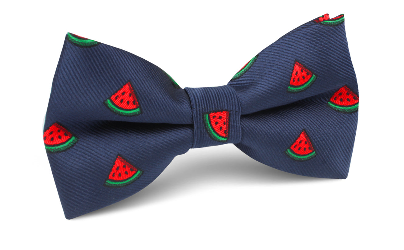 Watermelon Slice Bow Tie | Mens Tropical Fruit Bowties Bowtie Ties | OTAA