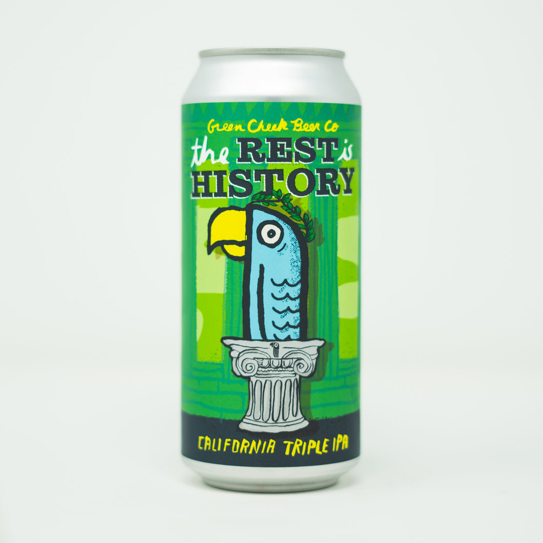 The Rest is History 4pk $20 // California Triple IPA 10.2% abv