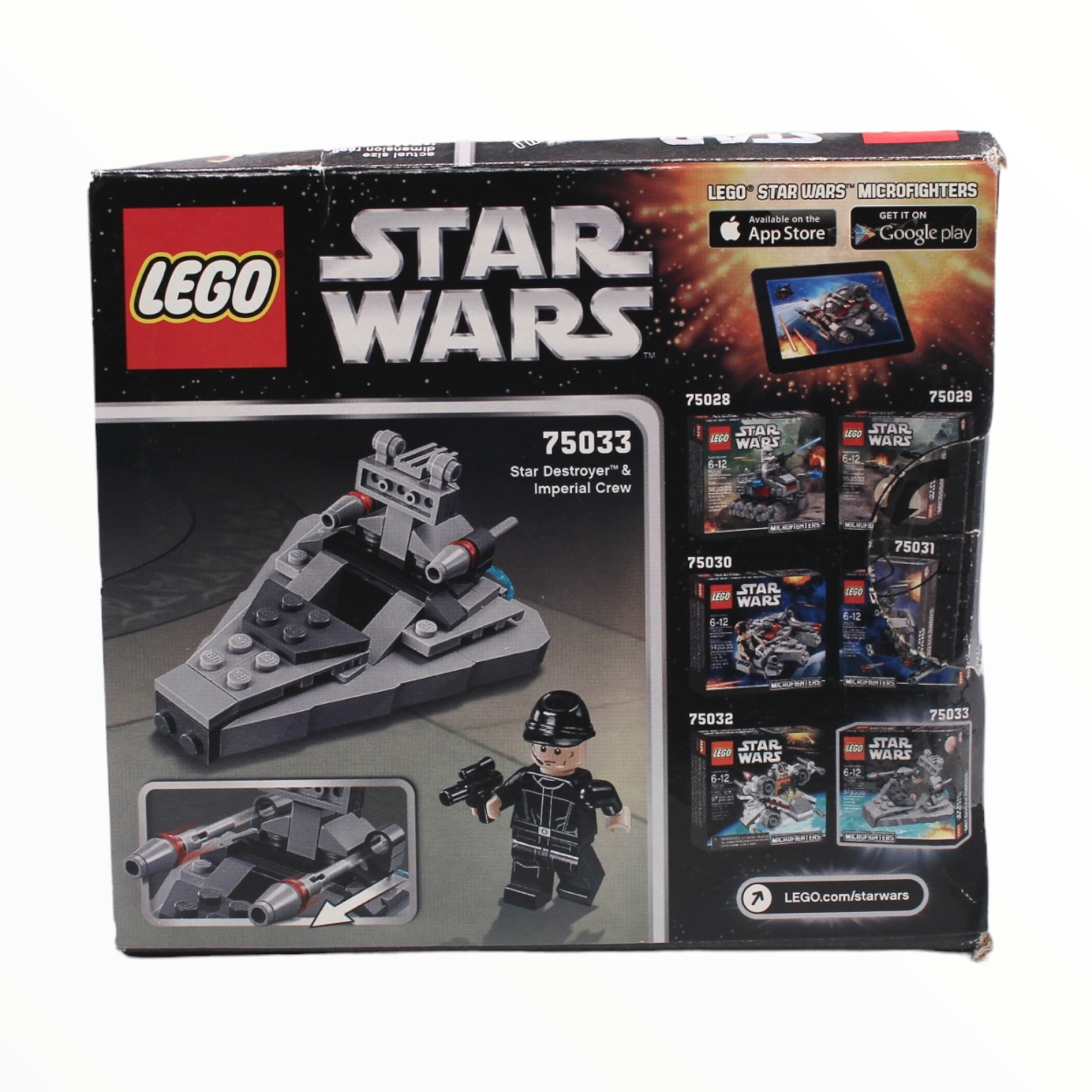 Certified Used Set 75033 Wars Star Destroyer Microfighter