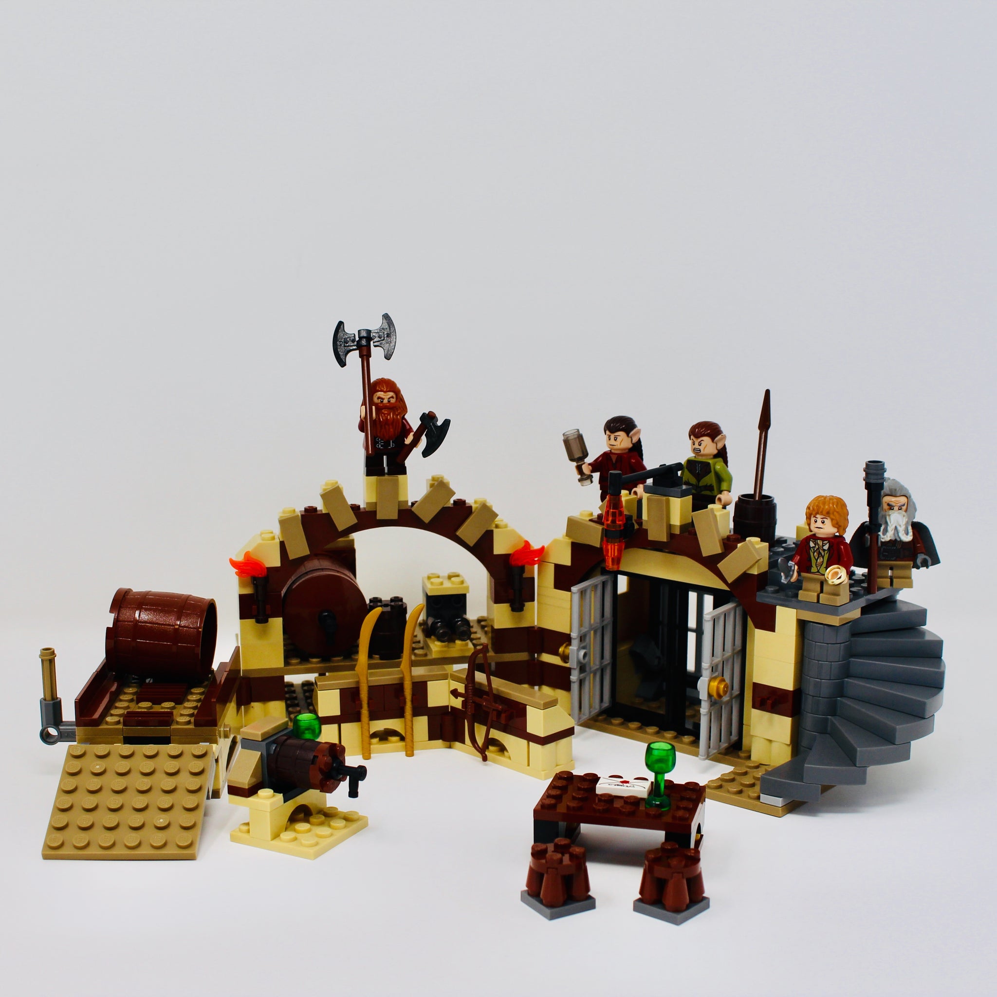 lego the hobbit barrel escape