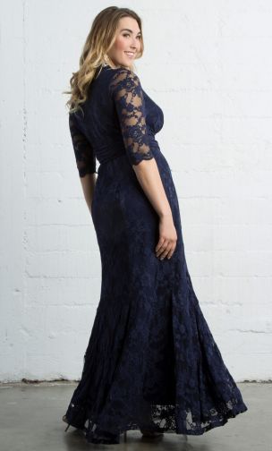 screen siren lace gown