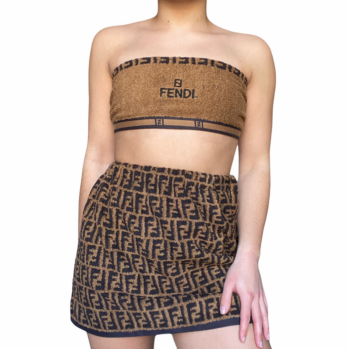fendi two piece skirt and top