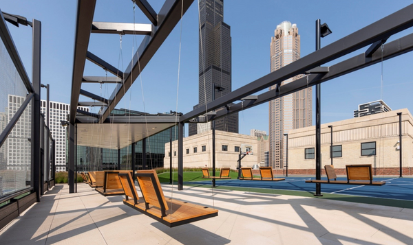 Organic Swing Featured atop Chicago’s Innovative Rooftop Park  