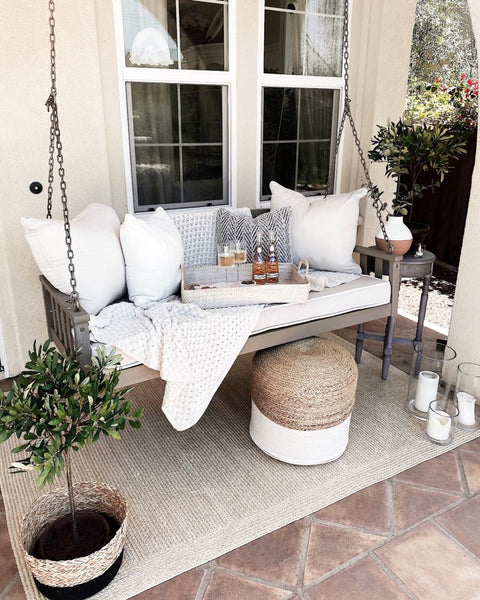 summer porch swing style