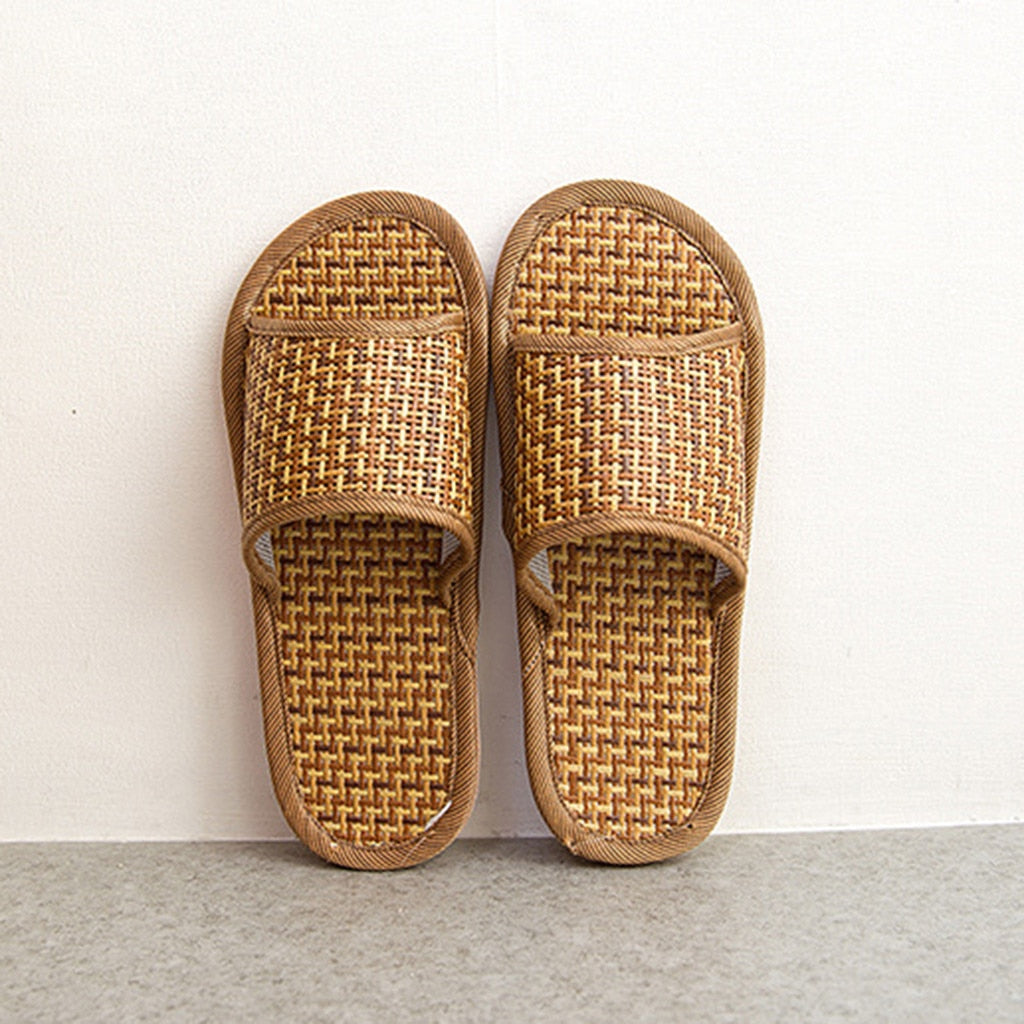 Eco-Friendly bamboo unisex slippers 