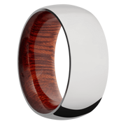 Ring with Blood Wood Sleeve