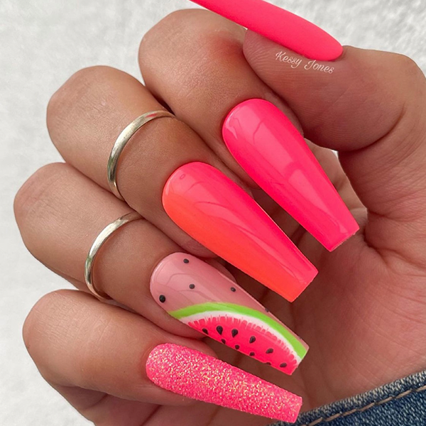 You Need to Try These Bright Summer Nail Looks by @Kessyjones.nails_beauty