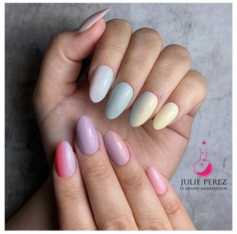 Ombre Nail Art | Spring Nails |  Artist P+/CG/GG Collection by Light Elegance