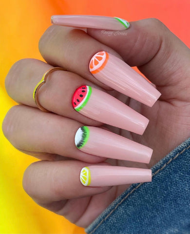 You Need To Try These Bright Summer Nail Looks By Kessyjones Nails Be Light Elegance