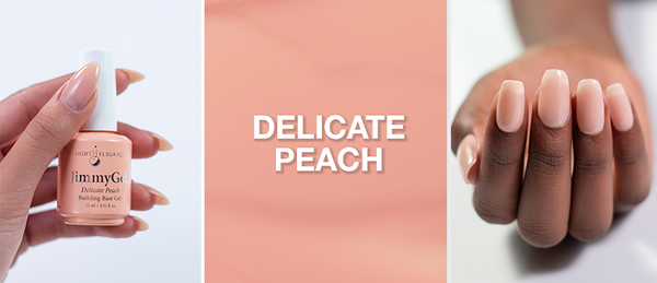 Delicate Peach Builder Gel in a Bottle
