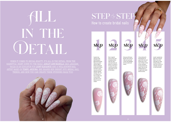 Salon Evo Magazine - Ashley Biasella Bridal Nail Art