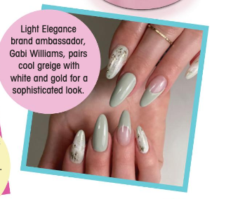 Gabi Williams LE Educator | Spring  Nail Art in Scratch Magazine