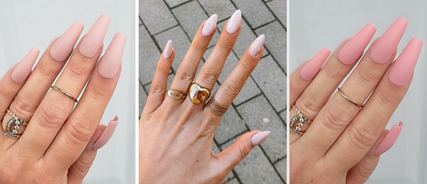 Nude Bridal Nails | Neutral Nails | Bridesmaids nails