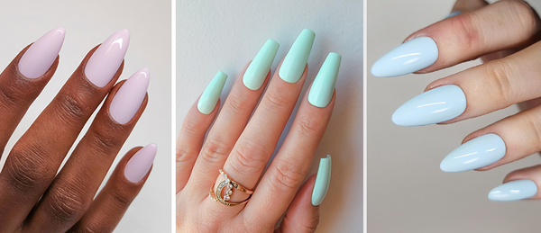 pastel nails | spring nails | bridesmaids nails