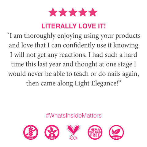 Light Elegance reviews | hypoallergenic nail products