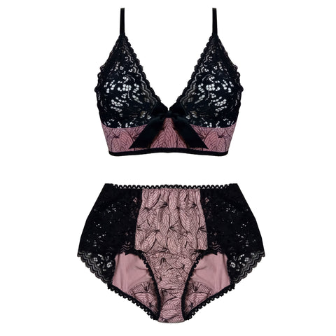 Wings Eco Viscose Bra and Knicker Set by Ayten Gasson