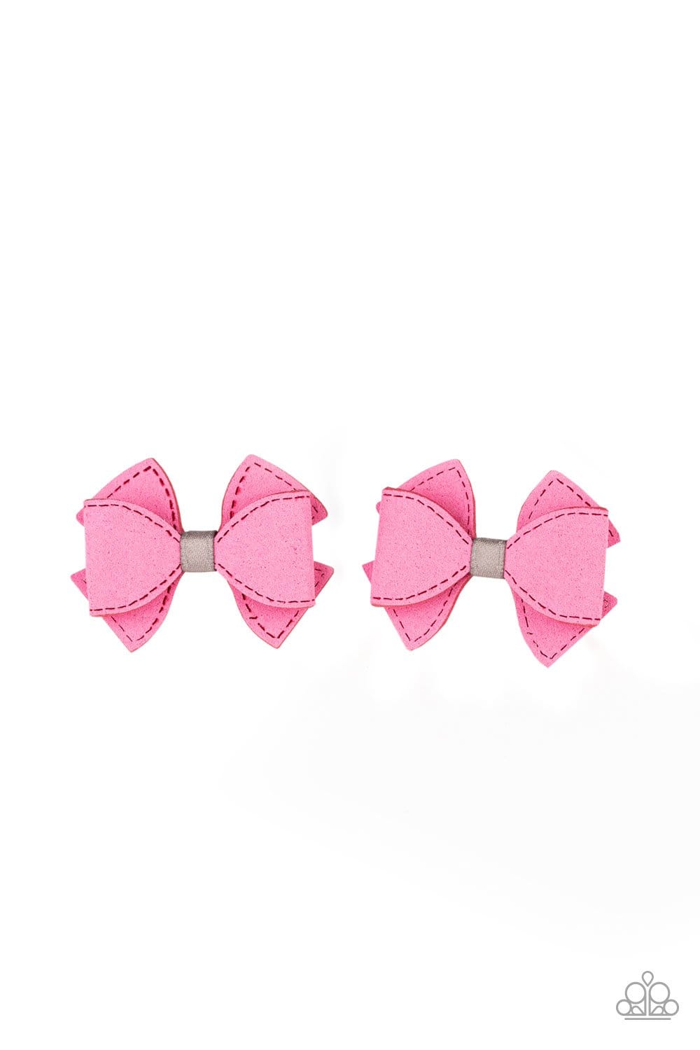 pink hair clips