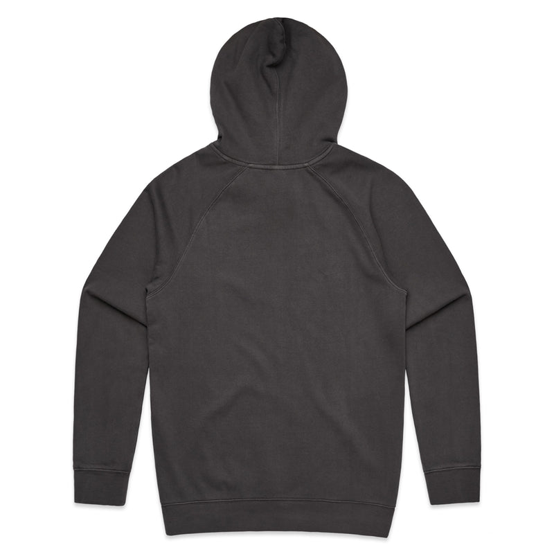 faded hoodie black and white