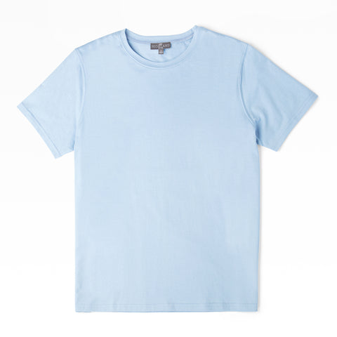 pima cotton blue t-shirt