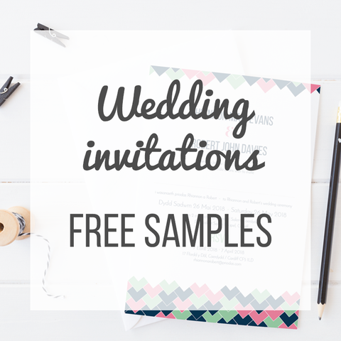 Wedding invitations - free samples