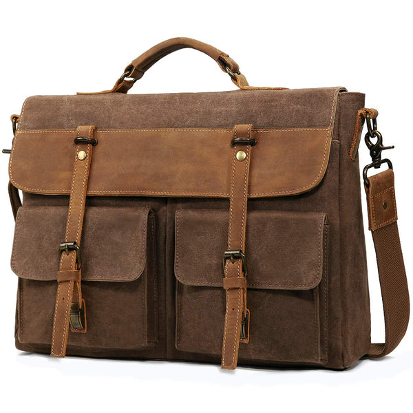 Genuine Leather Laptop Messenger Bag for Only $78.99 | Serbags