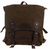 Brown Canvas Vintage Backpack Leather Trims