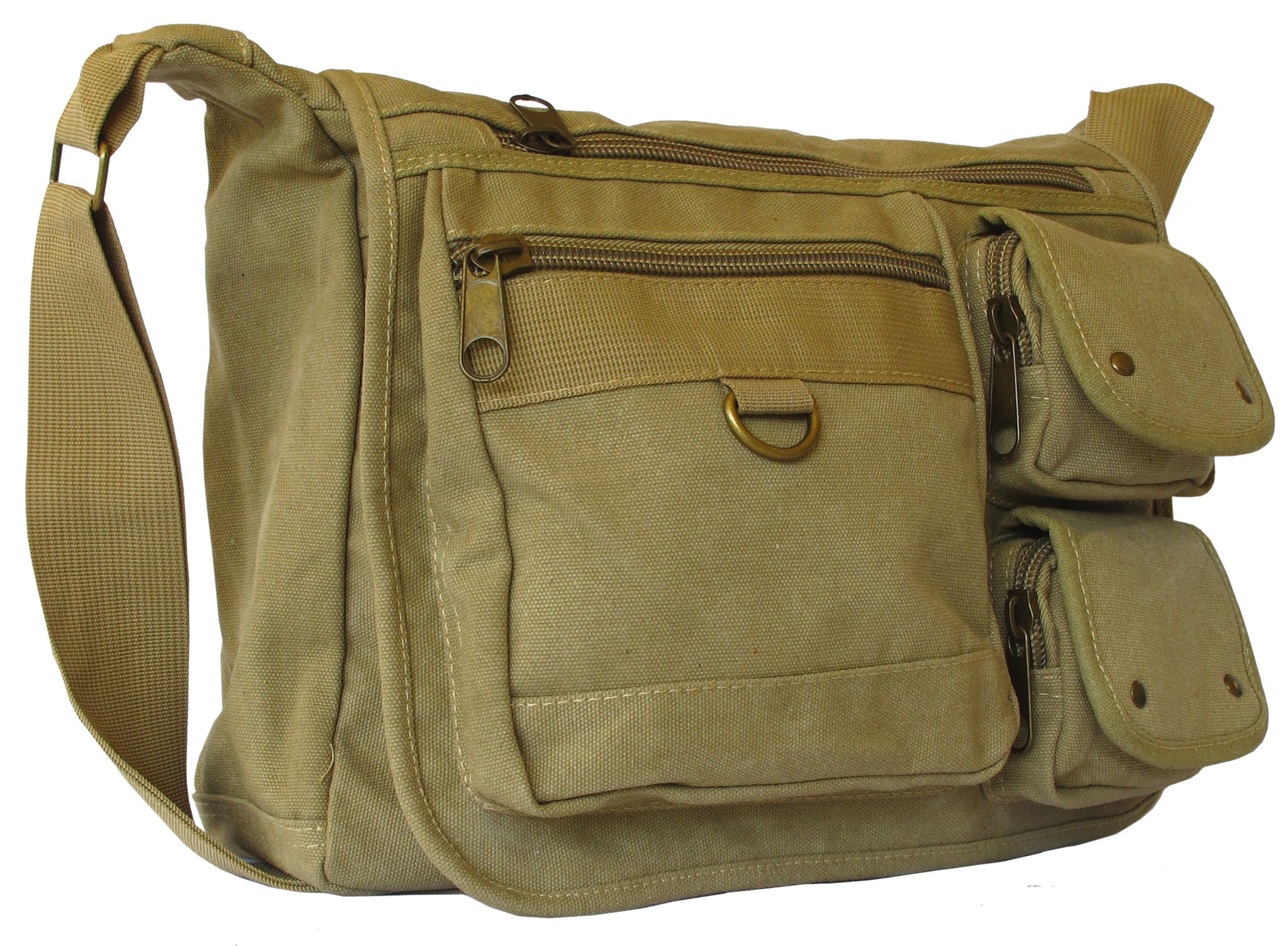 Canvas Travel Cross Body Shoulder Bag