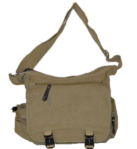 Lightweight Canvas Messenger Bag