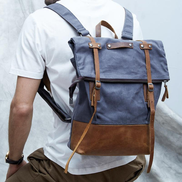 Canvas Casual Outdoor Backpack | Serbags