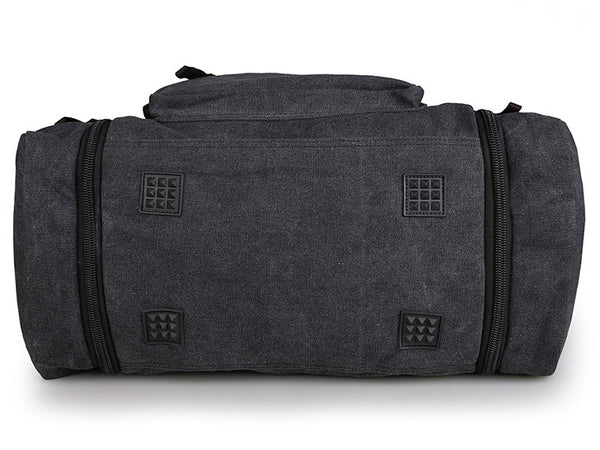 Cotton Canvas Stylish Duffle Gym Vacation Bag