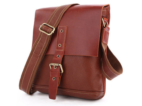 Vertical Tablet Case Messenger Bag with Front Pocket