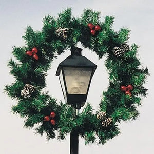 Lamp Post Commercial Christmas Decorations Lamp Pole Mount