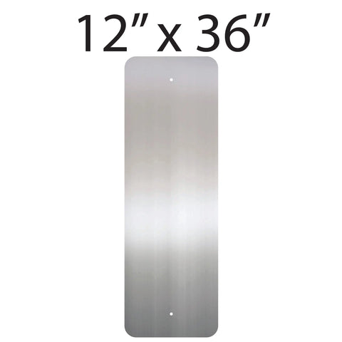 White Anodized Aluminum Sign Blanks for Street and Traffic Signs or Custom  Projects - Gauge .032 .040 .080 .063 - Size 18x24 or 12x18 – PARTSAPIENS