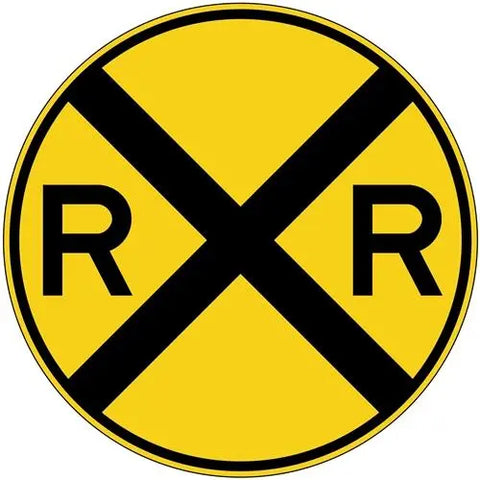Traffic Signs, Storage Space Railroad Crossing Sign W10-11