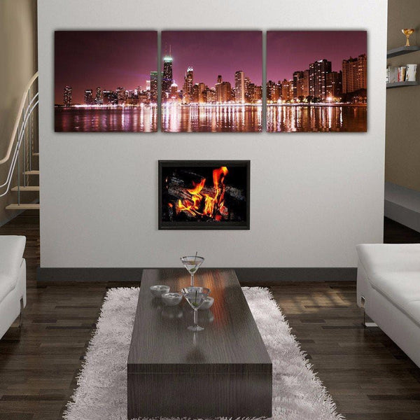 Chicago Skyline on Canvas - Set of 3 – HolyCowCanvas